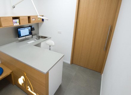 Veterinarian work space
