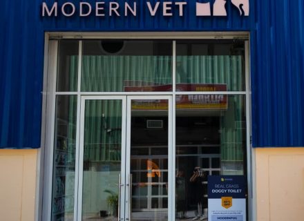 Vet clinic entrance
